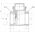 Perfexim PHA-021 ZAWOR ZWROTNY KLAPOWY PN16 1/2 WW