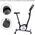 Rower stacjonarny One Fitness treningowy mechaniczny RW3011 czarno-biały