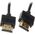Kabel HDMI - HDMI 1m czarny (HDMI-1.0/SLIM)