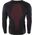 Hi-Tec Bielizna termoaktywna męska bluza Hino Top czarno-czerwony rozmiar XL/XXL