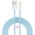 Kabel USB Baseus USB-A - Lightning 1 m Turkusowy (BSU3007BLU)