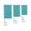 Lifeventure Recycled SoftFibre Trek Towel, Teal, Large