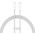 Kabel USB Baseus USB-C - Lightning 1 m Biały (BSU3071WHT)