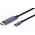 Kabel USB Gembird USB-C - DisplayPort 1.8 m Szary (CC-USB3C-DPF-01-6)