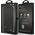 BMW Etui BMW BMBKS22MPUCARTCBK Samsung Galaxy S22+ Plus czarny/black bookcase M Collection Triangles