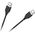 Kabel USB Cabletech USB-A - USB-A 1 m Czarny (KPO4012-1.0)