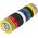 Rebel Komplet taśm izolacyjnych klejących REBEL (10 szt. - 0,13 mm x 19 mm x 20 yd) mix kolorów