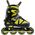 Rolki CoolSlide Butters YB rekreacyjne regulowane zielone r. 39-42