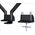 Neomounts Uchwyt biurkowy na 2 monitory 10" -32" (FPMA-D750DBLACK2)