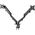 Neomounts Uchwyt biurkowy na 2 monitory 17" - 27" (DS70-700BL2)