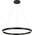 Lampa wisząca Light Prestige Czarna lampa wisząca Midway pierścień LED metalowy 3000K 35W