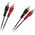 Kabel RCA (Cinch) x2 - RCA (Cinch) x2 1.2m czarny (KPO2610-1,2)