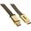 Kabel HDMI - HDMI 3m złoty (HDMI-3.0-MFL)
