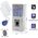 Qoltec Zamek szyfrowy OBERON z czytnikiem linii papilarnych | RFID | kod| karta | brelok | dzwonek | IP68 | EM