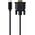 Kabel USB Gembird USB-C - D-Sub (VGA) 2 m Czarny (A-CM-VGAM-01)
