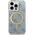 Ładowarka Guess Zestaw Guess etui + ładowarka bezprzewodowa GUBPP14LH4EACSB Apple iPhone 14 Pro niebieski/blue hard case 4G Print MagSafe