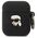 Karl Lagerfeld Etui Karl Lagerfeld KLA2RUNIKK Apple AirPods 2/1 cover czarny/black Silicone Karl Head 3D