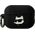 Karl Lagerfeld Etui Karl Lagerfeld KLAP2RUNCHK Apple AirPods Pro 2 cover czarny/black Silicone Choupette Head 3D