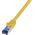 LogiLink Logilink Patchkabel Ultraflex, Cat.6A, S/FTP, gelb, 1 m