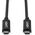 Kabel USB Lindy USB-C - USB-C 3 m Czarny (43348)