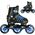 Rolki Nils Extreme NA18812A szybkościowe regulowane niebieskie r. 34-38