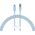 Kabel USB Baseus USB-C - Lightning 1 m Niebieski (CATS010203)