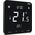 Tech Sterownik ST-297V3 pokojowy dwustanowy podtynkowy (3 mm szkło) czarny