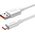 Kabel USB Baseus USB-A - USB-C 1 m Biały (P10320102214-01)