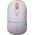 Mysz Canyon CANYON MW-22, 2 in 1 Wireless optical mouse with 4 buttons,Silent switch for right/left keys,DPI 800/1200/1600, 2 mode(BT/ 2.4GHz), 650mAh Li-poly battery,RGB backlight,Pearl rose, cable length 0.8m, 110*62*34.2mm, 0.085kg