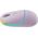 Mysz Canyon CANYON MW-22, 2 in 1 Wireless optical mouse with 4 buttons,Silent switch for right/left keys,DPI 800/1200/1600, 2 mode(BT/ 2.4GHz), 650mAh Li-poly battery,RGB backlight,Pearl rose, cable length 0.8m, 110*62*34.2mm, 0.085kg