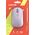 Mysz Canyon CANYON MW-22, 2 in 1 Wireless optical mouse with 4 buttons,Silent switch for right/left keys,DPI 800/1200/1600, 2 mode(BT/ 2.4GHz), 650mAh Li-poly battery,RGB backlight,Pearl rose, cable length 0.8m, 110*62*34.2mm, 0.085kg