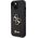 Guess Guess GUHCP15SHG4SGK iPhone 15 6.1" czarny/black hardcase Glitter Script Big 4G