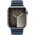 Apple Pasek karbowany magnetyczny w kolorze głębi oceanu do koperty 41 mm - rozmiar M/L