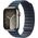 Apple Pasek karbowany magnetyczny w kolorze głębi oceanu do koperty 41 mm - rozmiar M/L