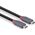 Kabel USB Lindy USB-C - USB-C 0.8 m Czarny (36956)