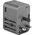 Ładowarka Energea ENERGEA ład. siec. 1xUSB+2xUSB-C PD-PPS-QC 3.0 65W 1A2C adapter 4w1 US/UA/EU/UK szary/gunmetal Travelworld Adapter GaN65W