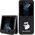 Karl Lagerfeld Karl Lagerfeld KLHCZF5SAPCHNPK Z Flip5 F731 hardcase czarny/black Saffiano Monogram Choupette Pin