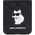Karl Lagerfeld Karl Lagerfeld KLHCZF5SAPCHNPK Z Flip5 F731 hardcase czarny/black Saffiano Monogram Choupette Pin