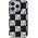 DKNY DKNY DKHCP15LHDLCEK iPhone 15 Pro 6.1" czarny/black hardcase IML Checkered Mono Pattern