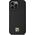 DKNY DKNY DKHMP15XPSHRPSK iPhone 15 Pro Max 6.7" czarny/black hardcase Leather Monogram Pattern Metal Logo MagSafe