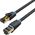 Vention Kabel sieciowy kat.8 SFTP Vention IKABF 1m czarny