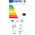 Zmywarka Candy Candy | Dishwasher | CP 6E51LW | Table | Width 55 cm | Number of place settings 6 | Number of programs 5 | Energy efficiency class E | White