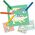 SES SES My first 3 in 1 fingerpainting set with colouring and sticking shapes