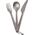 Lifeventure Sztućce turystyczne Lifeventure Superlight Titanium Cutlery Set Uniwersalny