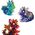 SES SES Iron on beads - Dragons