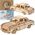 Little-Story Little Story Drewniane Puzzle Model 3D - FSO Syrena 105