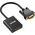 Adapter AV Unitek Unitek Adapter VGA na HDMI FullHD czarny 15cm