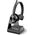 Słuchawki Poly Poly Savi 7310 - Savi 7300 series - Headset - On-Ear - DECT - kabellos - USB-A uber DECT-Adapter - Schwarz - Zertifiziert fur Microsoft Teams, UC-zertifiziert