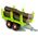 LeanToys Lean Toys Montavimo traktorius su priekaba medienai 43 cm