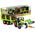 LeanToys Lean Toys Montavimo traktorius su priekaba medienai 43 cm